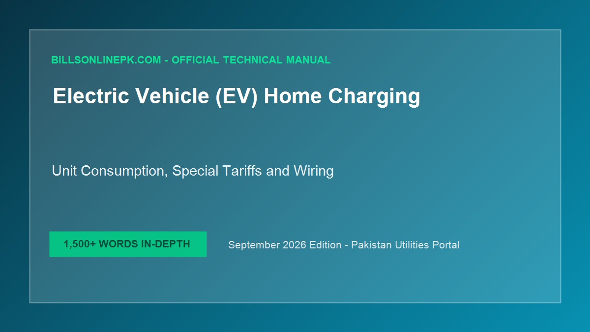Electric Vehicle (EV) Home Charging Cost in Pakistan 2026: Wallbox vs 16A Socket & Solar ROI