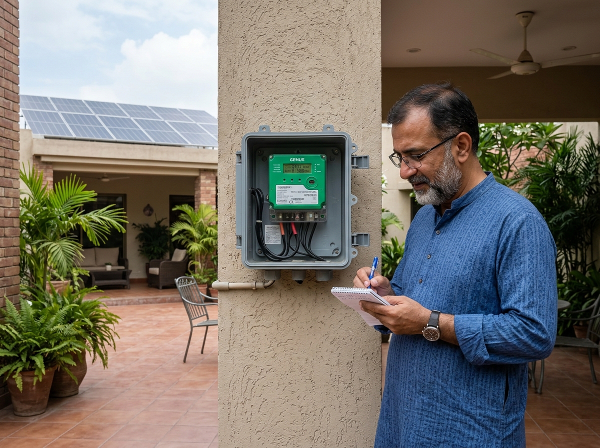 How to Read 3-Phase Solar Bi-Directional Green Meter: Import, Export & Display Codes