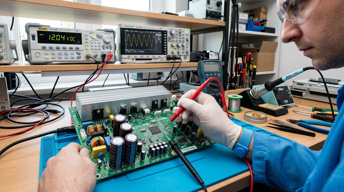 Inverter AC PCB Circuit Board Failure & Burning: Causes, Repair & Protection