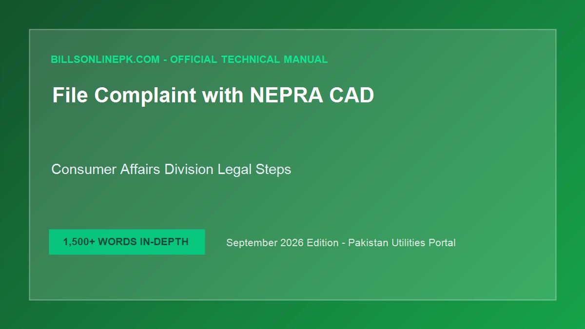 Meter Reversal, Creeping & Wrong Back Reading Dispute Resolution in Pakistan 2026