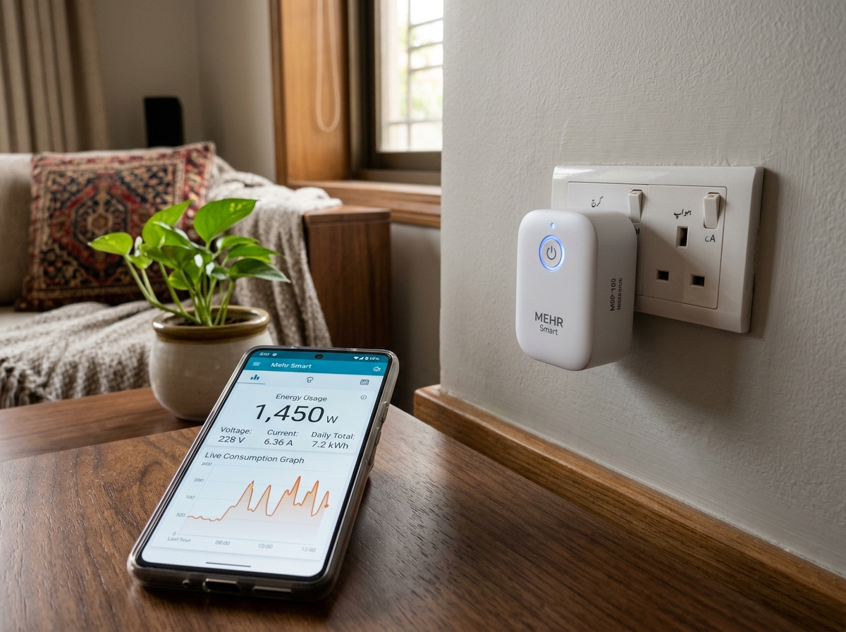 Smart WiFi Plug with Energy Monitoring: Standby Vampire Power & AC Automation
