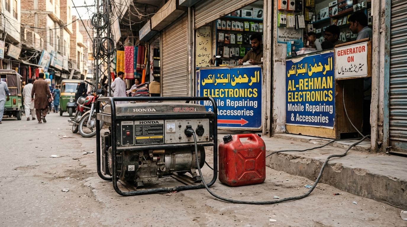 Generator Fuel Consumption & Per-Unit Electricity Cost: Petrol, Diesel & LPG