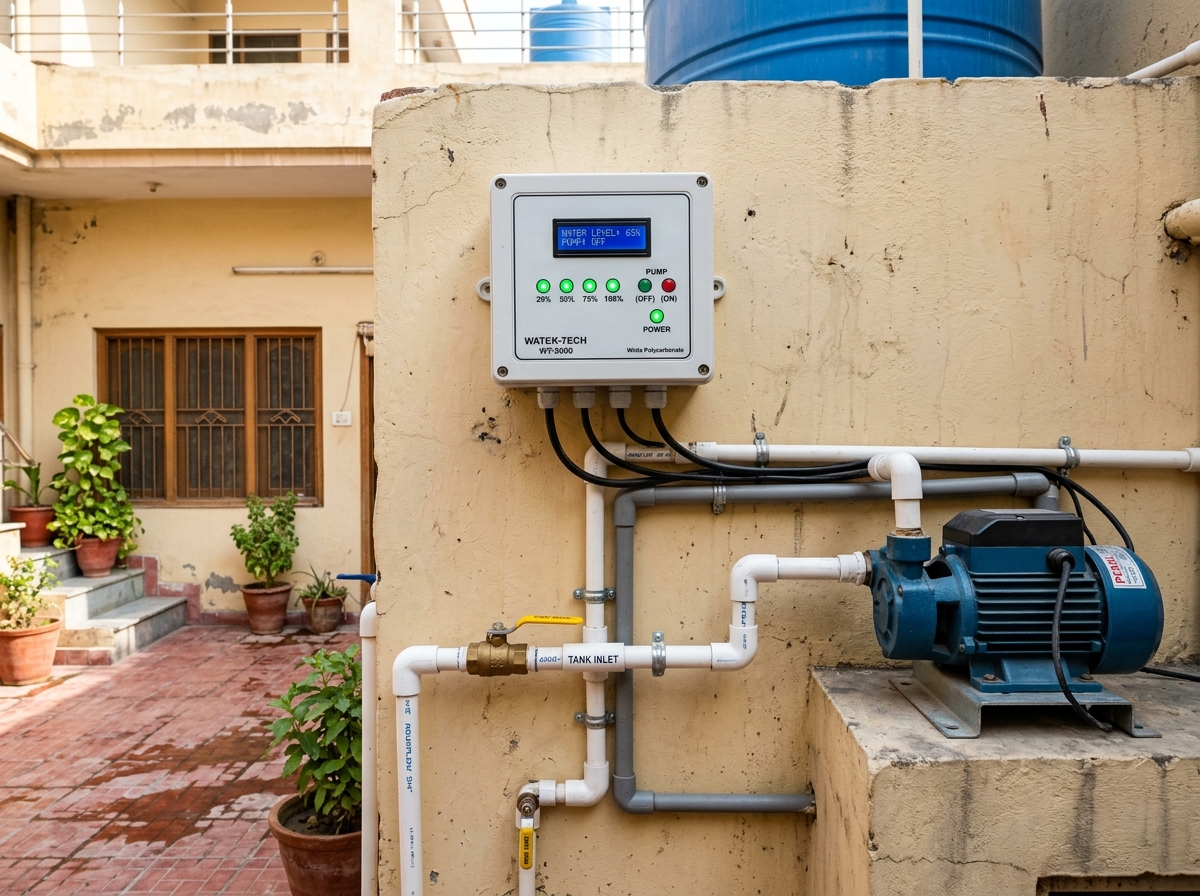 Automatic Water Level Controller for Water Pumps: Sensor Wiring & Bill Savings