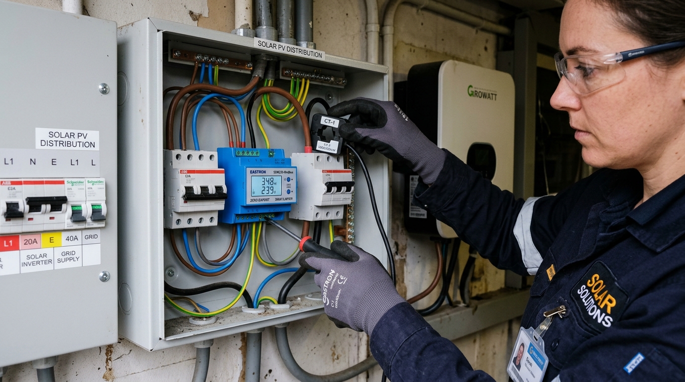 Zero Export Device & Smart Meter Installation: Prevent Solar Reverse Feed & Penalties